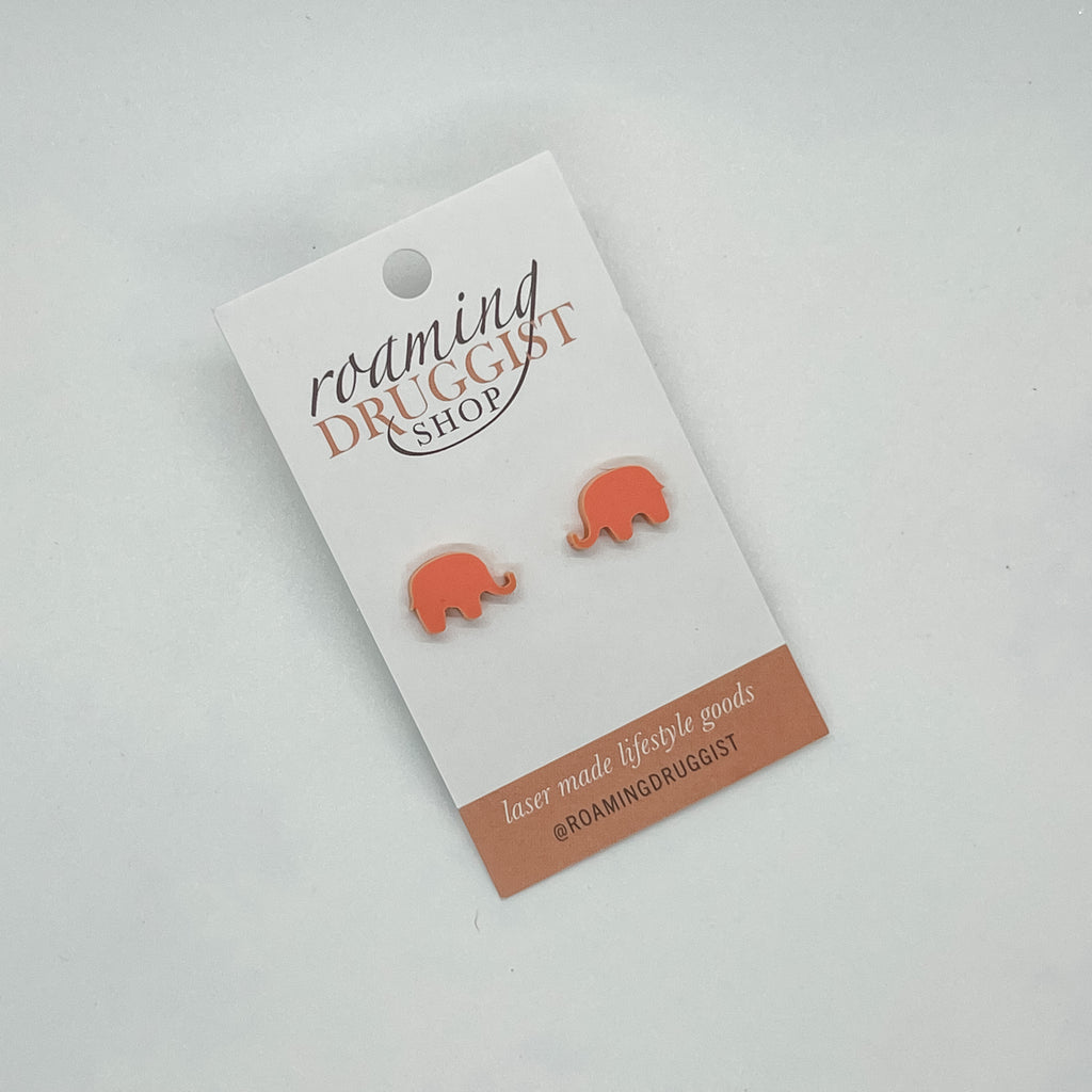 Elephant Stud Earrings