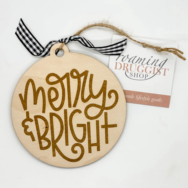 Merry and Bright Ornament