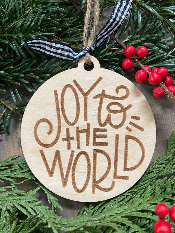 Joy to the World Ornament