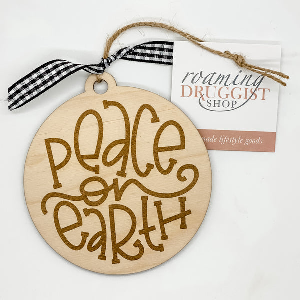 Peace on Earth Ornament