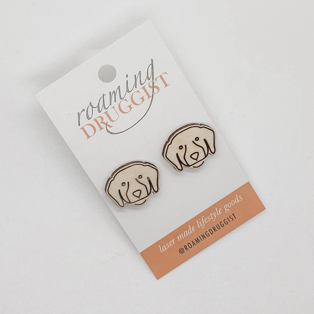 Labrador Stud Earrings