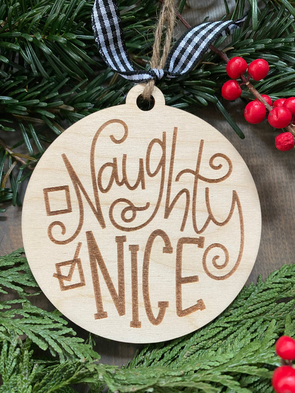 Naughty or Nice Ornament